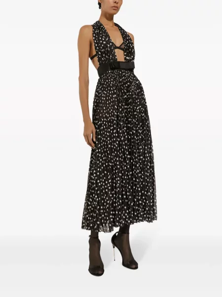 Trojuholníková podprsenka Dolce & Gabbana čierna