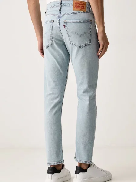 Levi's jeansy slim taper SLIM FIT STRAIGHT niebieskie
