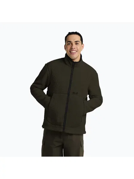 Hanorac din fleece Jack Wolfskin din fleece cu strasuri