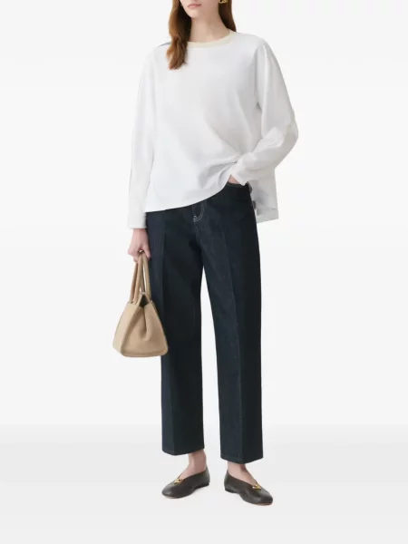 Lung tricou Fabiana Filippi alb