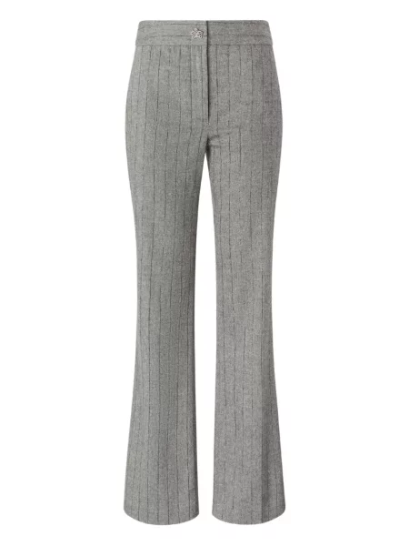 Pantaloni Genny cu dungi gri