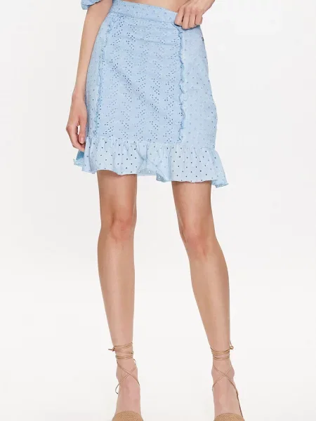 Юбка мини Guess голубая