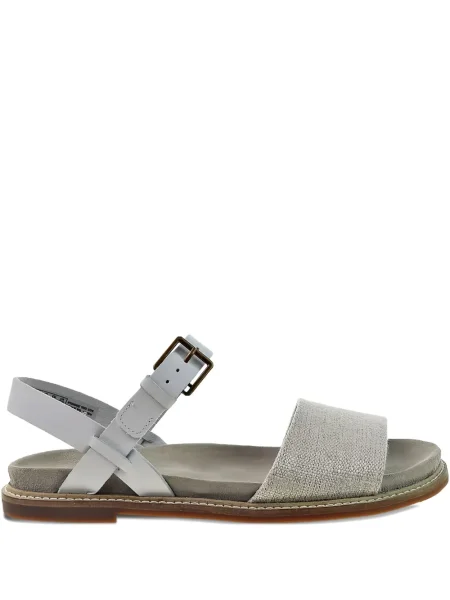 Sandale Clarks Originals cu cataramă cu bretele alb