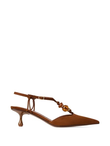 Pantofi cu toc Jimmy Choo maro