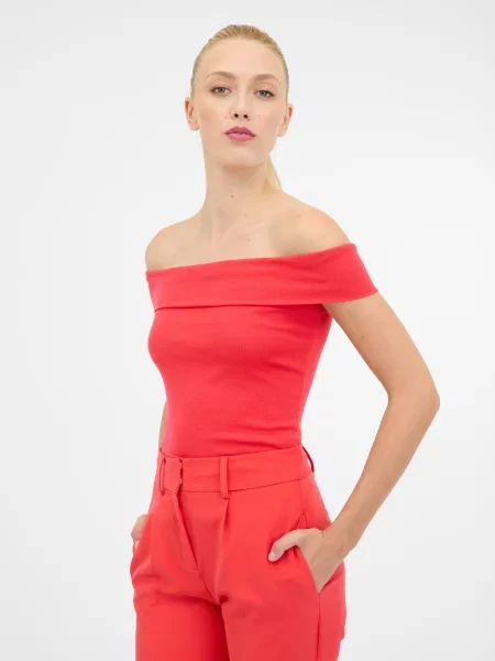 Tricou Orsay scurt roșu