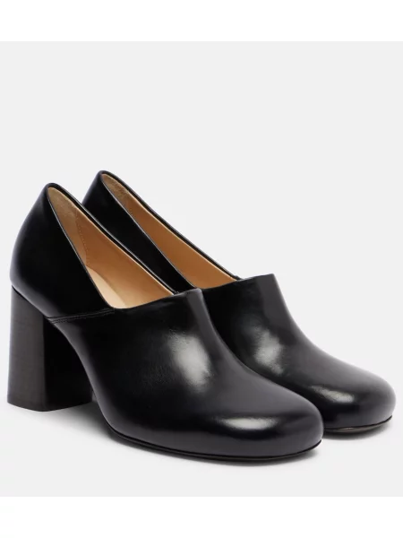 Pantofi cu toc Lemaire din piele negru
