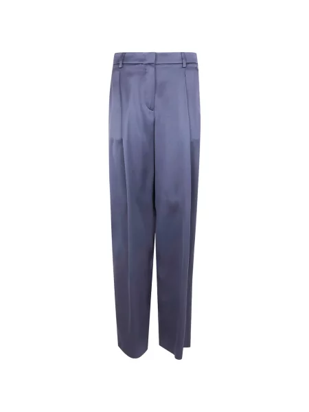 Pantaloni Giorgio Armani plisate albastru