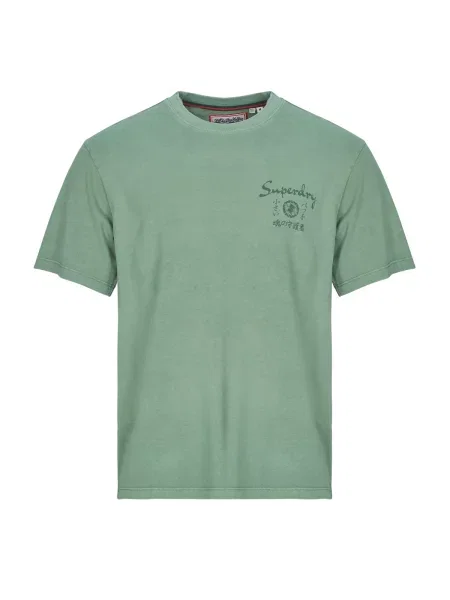 Majica Superdry s kratkimi rokavi zelena