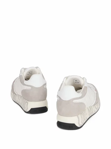 Matlasat sneakerși Love Moschino alb