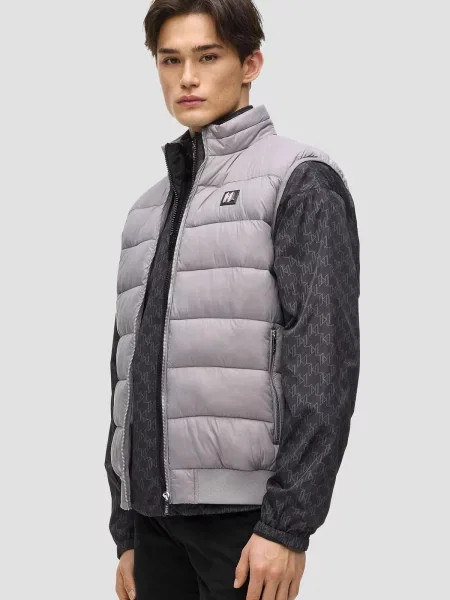 Утеплений жилет Karl Lagerfeld сірий