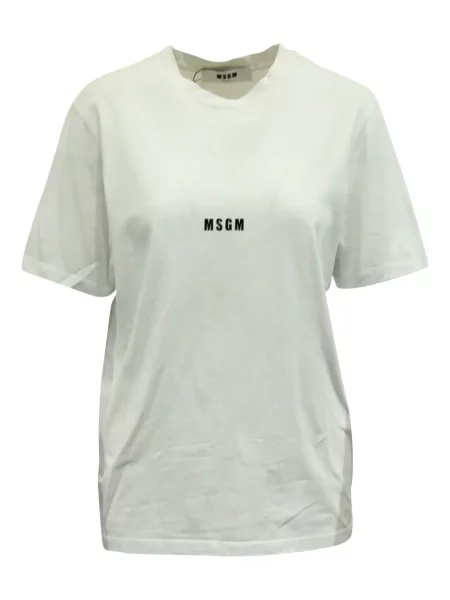 Tricou Msgm cu imagine alb