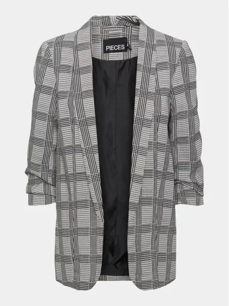 PIECES Blazer PCBOSELLA siva / črna bela