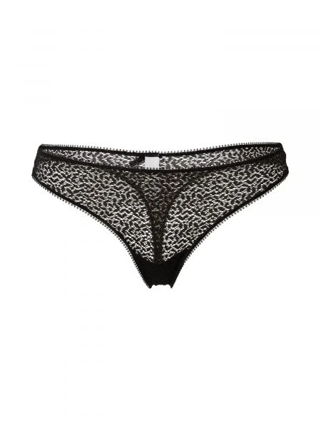 DKNY Intimates Tanga gaćice Modern Lace' crna
