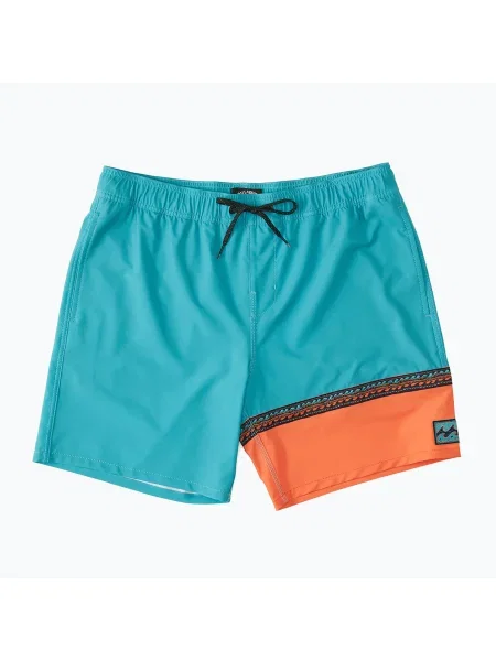 Olcsóbban. Férfi úszónadrág Billabong Burleigh Layback aqua. Méret: L kék
