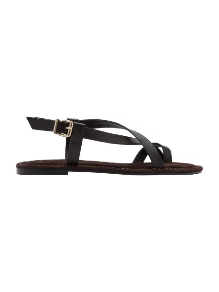 MANGO Flip-flops ENNE închis maro