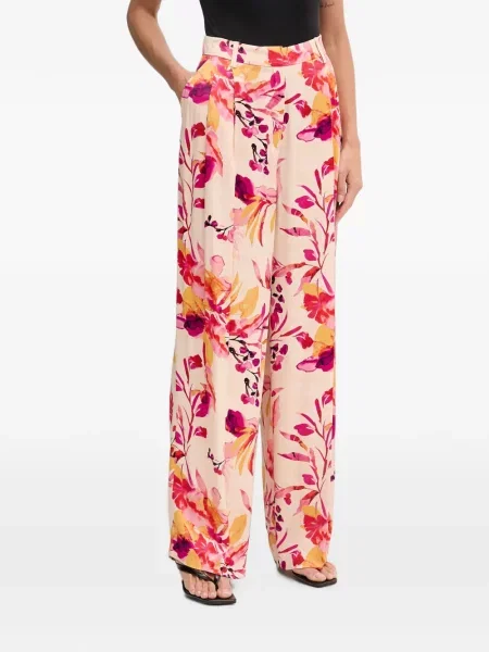 Pantaloni Lola_casademunt cu model floral cu imagine