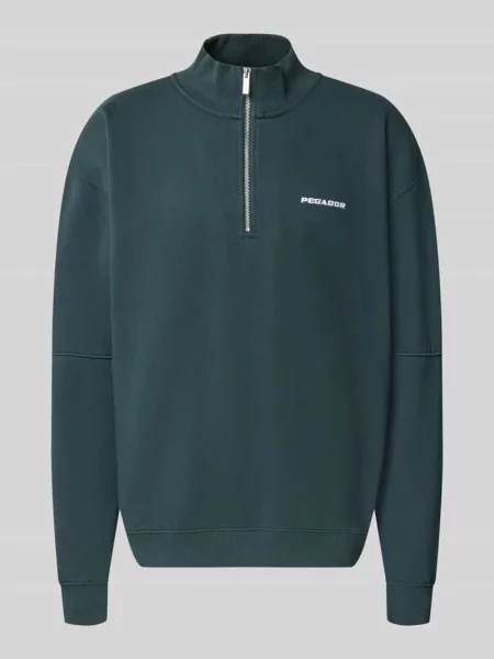 Bluza o kroju relaxed fit z mieszanki bawełny Pegador
