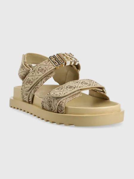 Сандалі Guess бежевий