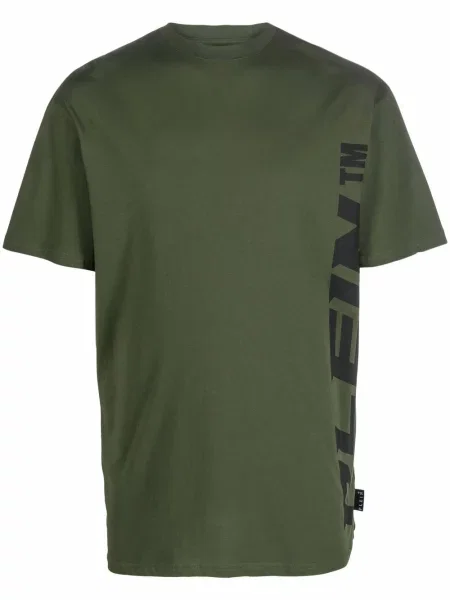 Tricou Philipp Plein cu imagine verde