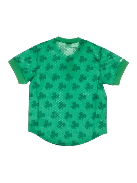 Koszulka Mitchell & Ness z dekoltem w serek z siateczką zielona