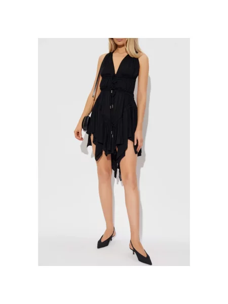 Sukienka Dsquared2 z odkrytymi plecami czarna