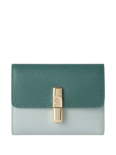 Portofel Furla cu autograf verde
