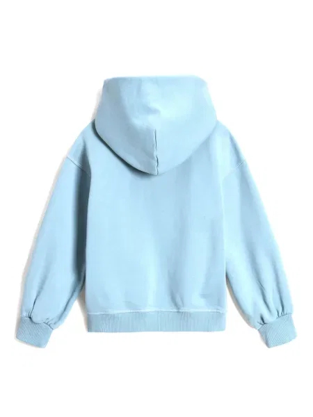 Bluza z kapturem dziecięca Woolrich niebieska
