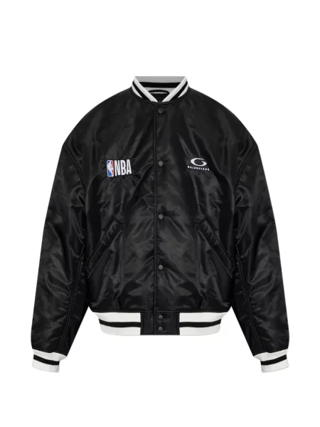 Geacă bomber Balenciaga cu autograf negru