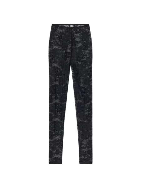 Dresuri Gcds cu model floral cu imagine din dantelă negru