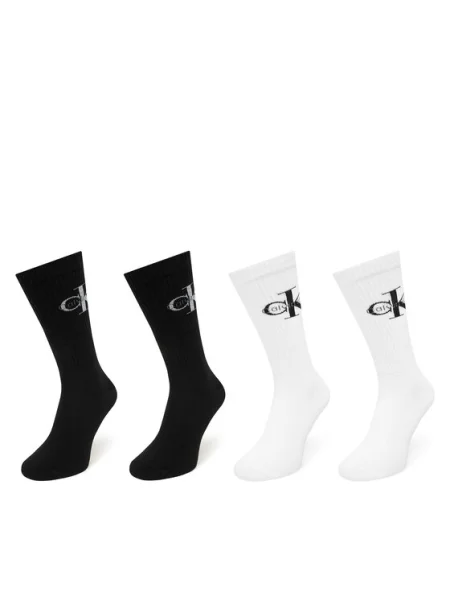 Чорапи Calvin Klein Jeans 4 чифта черно