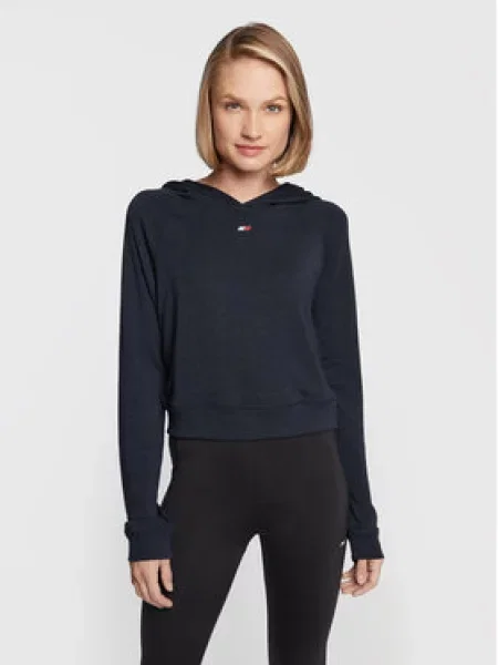 Tréninková mikina Tommy Hilfiger Slim Soft Hoodie modrá
