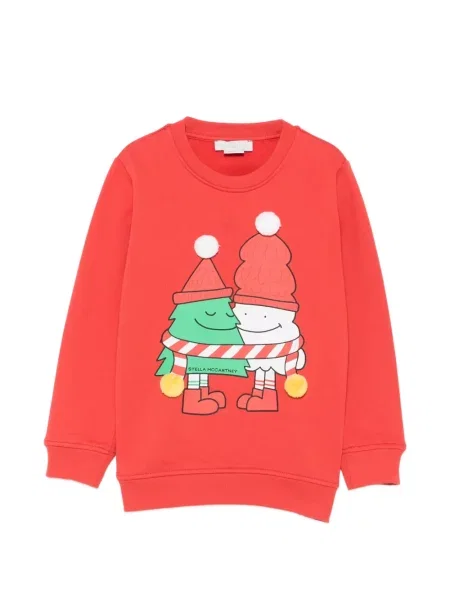 Bluza dziecięca Stella Mccartney czerwona