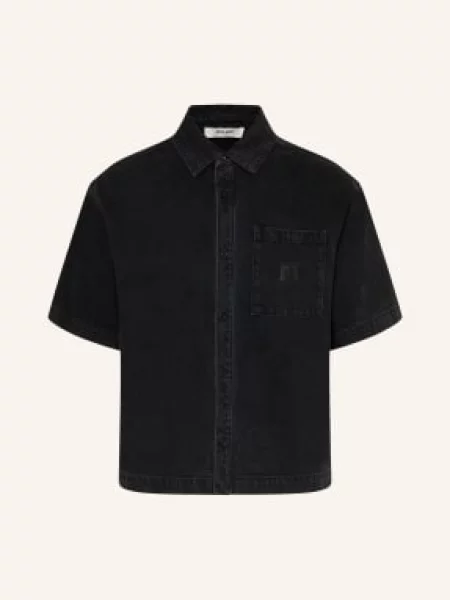 About:Blank Koszula Dżinsowa Comfort Fit schwarz czarna