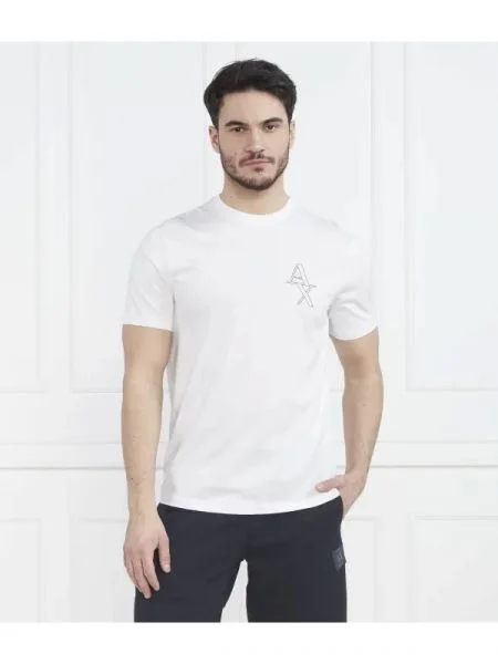 Armani Exchange Tricou alb