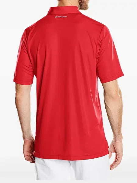 Scurt tricou polo Oakley roșu