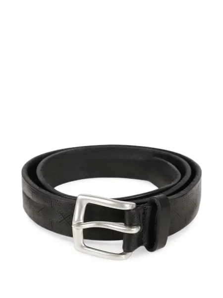 Cu centură curea Orciani din piele negru