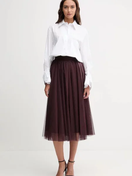 Юбка миди Joop! клеш розовая