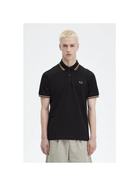 Koszulka polo Fred Perry czarna