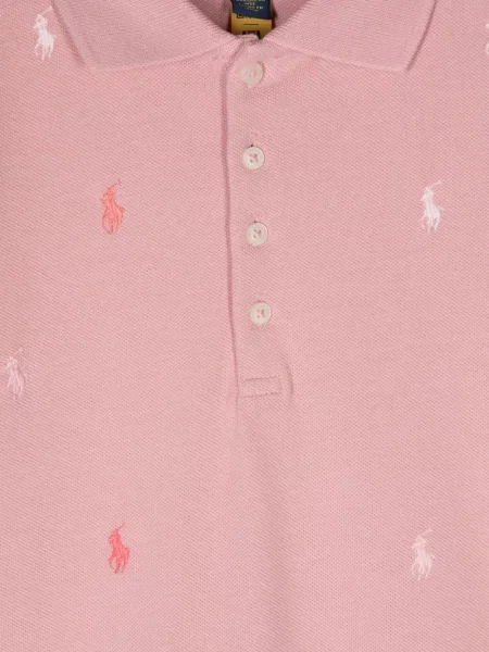 Sukienka dziecięca Polo Ralph Lauren różowa