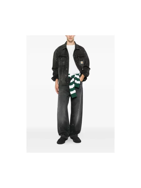 Kurtka jeansowa Carhartt Wip czarna