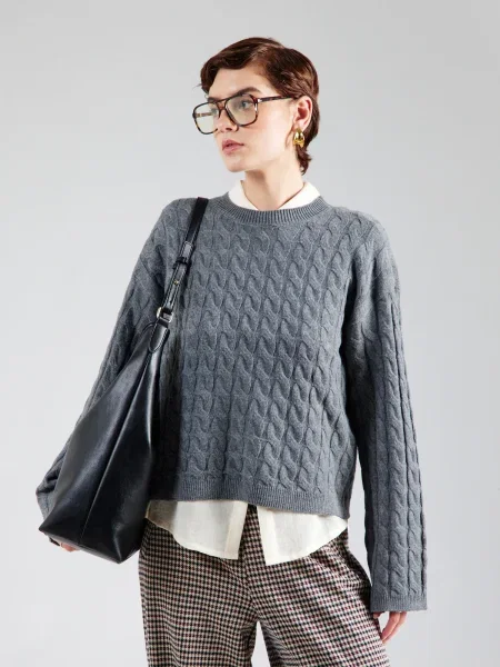 VERO MODA Pulover AWLORELLA amestecat gri