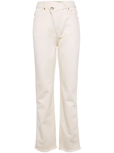 Proste jeansy Alohas z wysoką talią