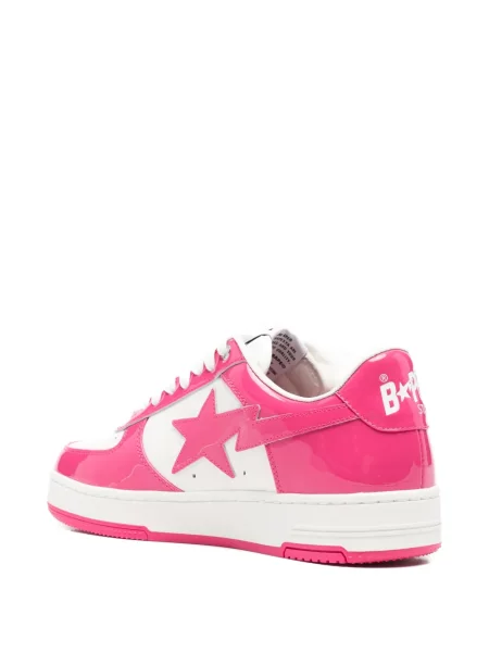 Sneakerși A Bathing Ape® din piele roz