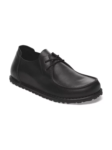 Δερμάτινα κλειστά παπούτσια Birkenstock Utti Lace LENA ανδρικό μαύρο