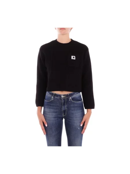 Sweter Carhartt Wip wełniany czarny