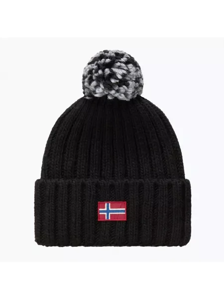 Sapka Napapijri pomponnal fekete