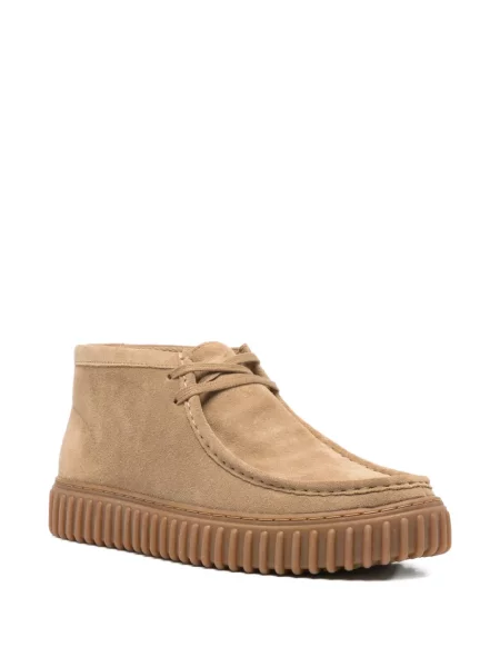 Кожени боти Clarks Originals с връзки