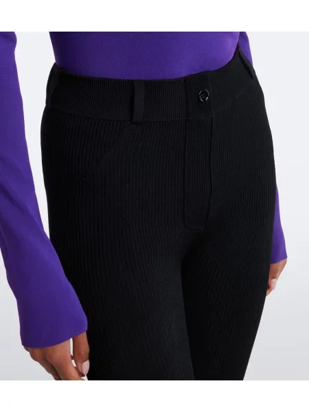 Leggings Loewe din piele negru