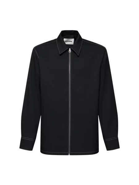 Kurtka koszulowa Jil Sander niebieska