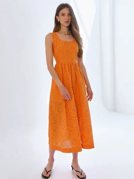 Сукня міді Gepur помаранчевий